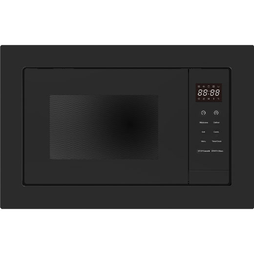 Prima+ Built-in Black Mini Microwave & Grill